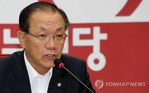 지난 2012년 당시 황우여 새누리당 대표