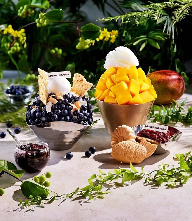 파라다이스 호텔이 여름철을 맞아 출시한 빙수