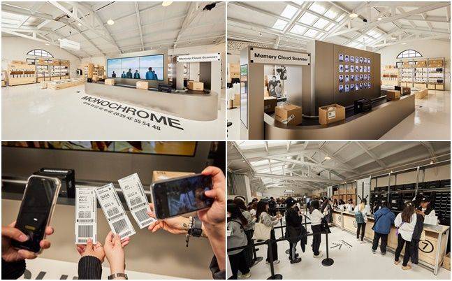 방탄소년단 팝업 스토어 '모노크롬' ⓒ빅히트뮤직