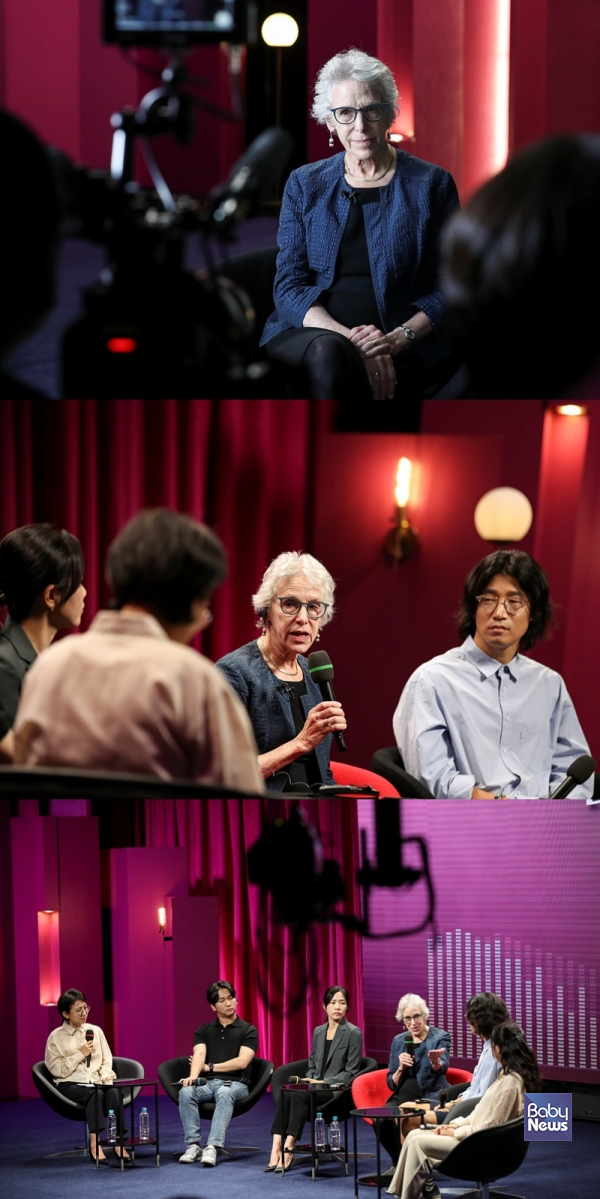 EBS 창사특집 '조앤 윌리엄스와의 대화 - 와! 대한민국 완전히 망했네요'. ⓒEBS