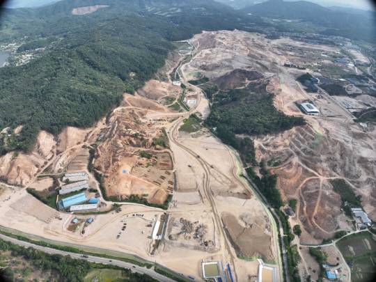 용인반도체클러스터 조성 공사 현장/사진제공=용인특례시