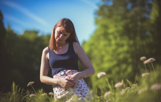 여름철에는 장 건강에 더욱 신경 써야 한다|출처: 미드저니