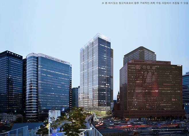 서울 양동 도시정비형 재개발구역 제8-1·6지구 건축물 투시도 / 서울시 제공