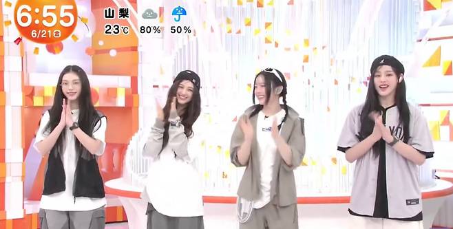 /사진 = 뉴진스 일본 방송 캡처