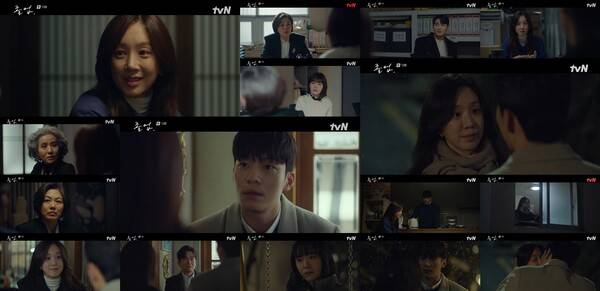 ▲ 22일 방송된 '졸업'에서는 정려원과 위하준의 관계가 발각되는 위기를 맞는 이야기가 펼쳐졌다. 방송화면 캡처