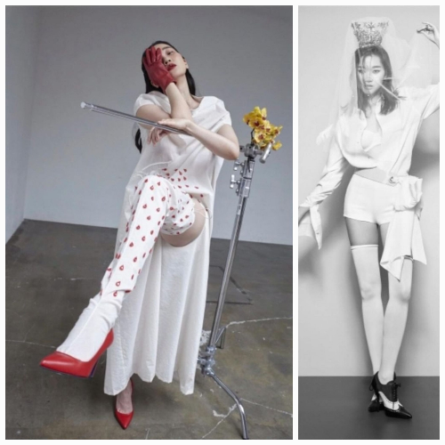 장윤주의 사진에서 표현된 예술성은 여러 요소를 통해 독특하게 드러나고 있다.사진=장윤주 SNS