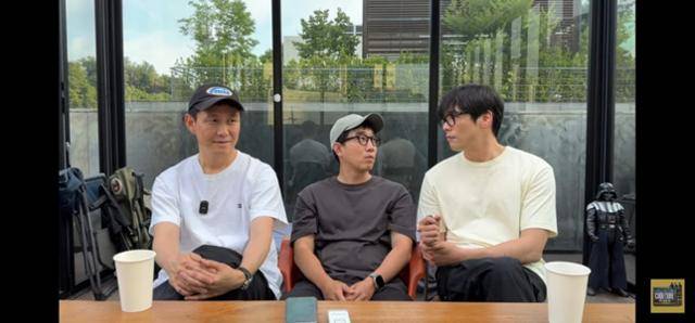 (왼쪽부터) 오정세 김민식 최다니엘이 입담을 뽐냈다. 최다니엘 채널 캡처