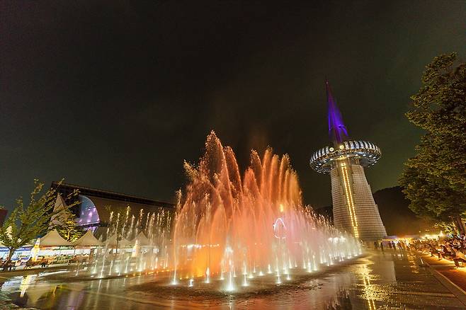 대전엑스포과학공원 물빛광장