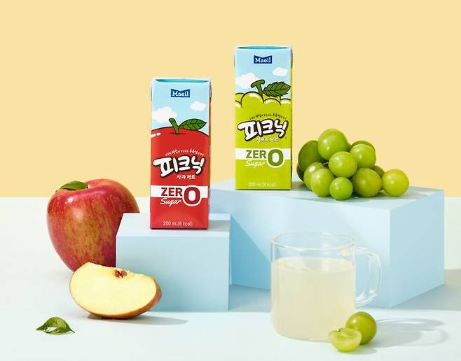 매일유업 피크닉 제로(사과제로, 청포도제로)ⓒ매일유업