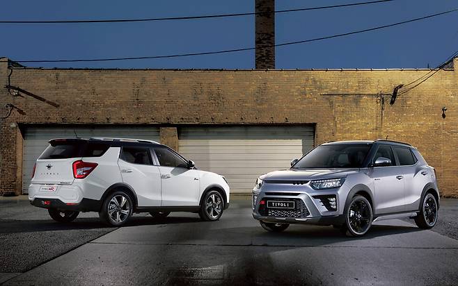 사진 : KGM 더 뉴 티볼리 및 티볼리 에어