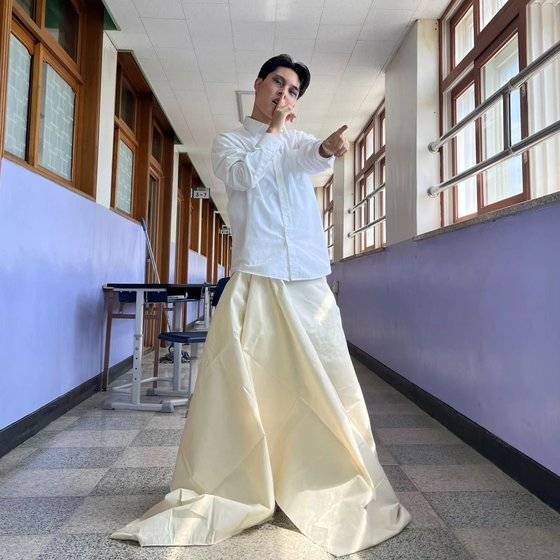 박진영. 사진 의정부고 자치회 인스타그램