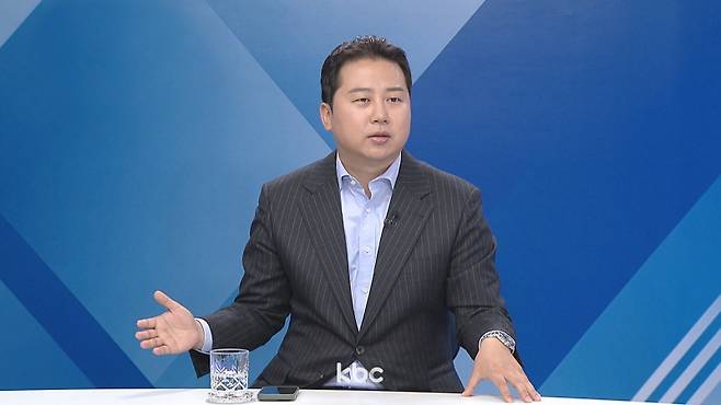 ▲ 24일 KBC '여의도초대석'에 출연한 장예찬 전 국민의힘 최고위원