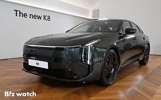 기아는 9일 '더 뉴 K8' 계약을 시작한다./사진=이명근 기자 qwe123@