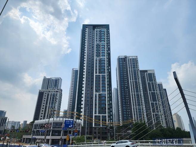 안양시 만안구 안양동 진흥아파트 재건축 현장. /사진=오세성 한경닷컴 기자