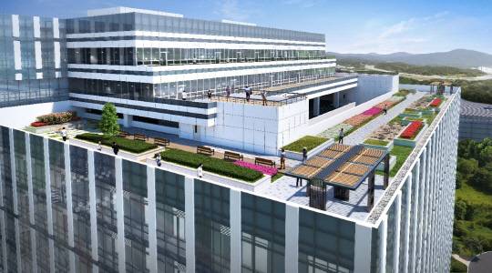 '현대 테라타워 구리갈매' 휴게정원 조감도