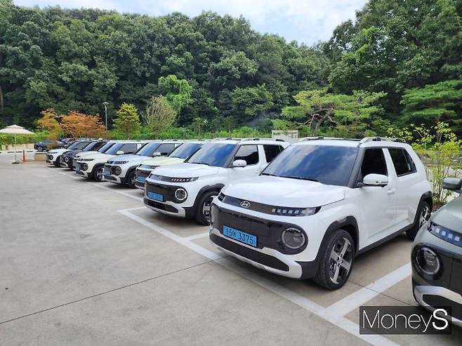 캐스퍼 일렉트릭을 시승했다. /사진=박찬규 기자