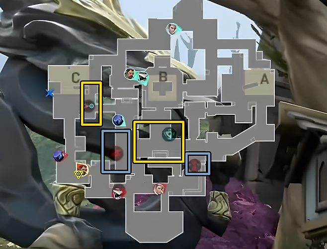 - 킬조이와 사이퍼, 두 감시자 모두 특정 영역을 감시하는 데 뛰어나다