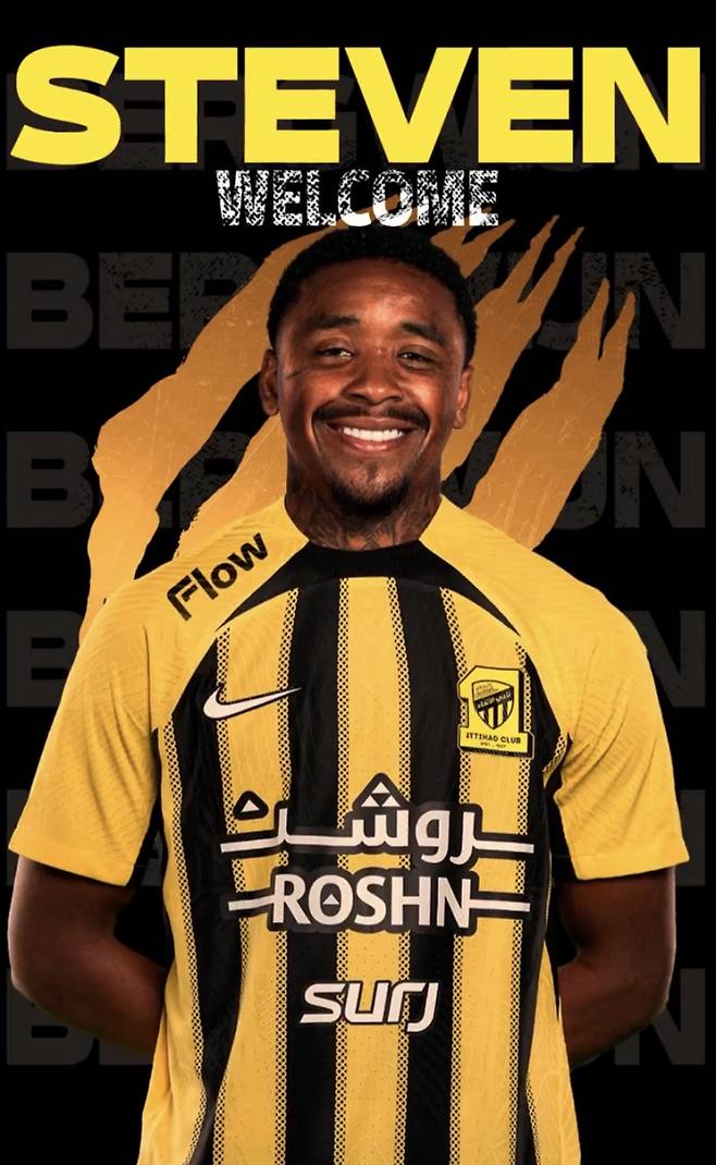 알 이티하드에 입단한 베르바인. 사진=알 이티하드 SNS