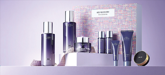 LG생활건강이 내 놓은 추석 선물세트 ‘오휘 에이지 리커버리 3종 스페셜 세트’. /LG생활건강 제공