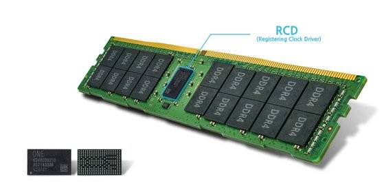원세미콘이 개발했던 DDR4용 RCD칩. 사진 원세미콘