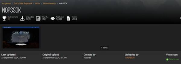 - PSN 연동을 우회하게 만드는 NoPSSDK 모드