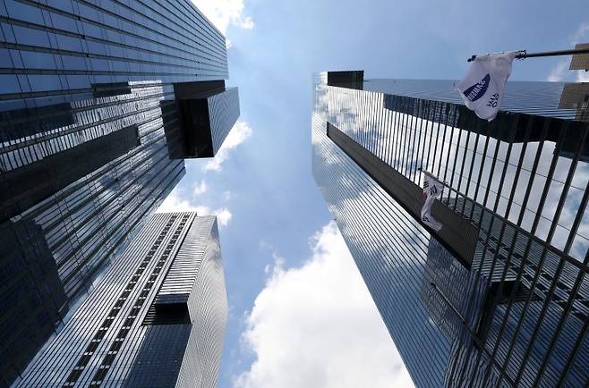 삼성생명, 삼성화재 서초사옥. 뉴스1