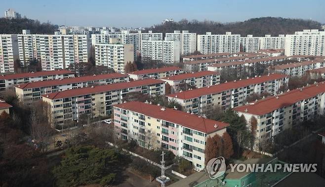 서울 양천구 목동 일대 아파트 전경. 【연합뉴스】