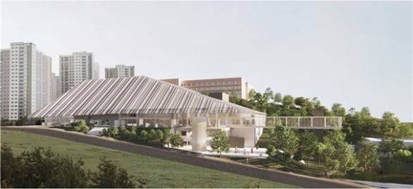 서울 서초구 방배5구역의 기부채납으로 조성될 예정인 다목적체육센터 /서울시 제공