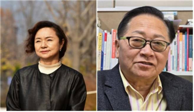 정경화(왼쪽)·정용국 시인. 청도군 제공