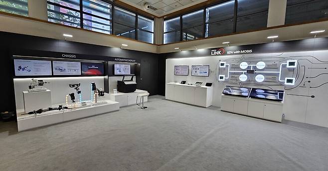 현대모비스 프라이빗 부스 전경(출처:한국자동차기자협회)