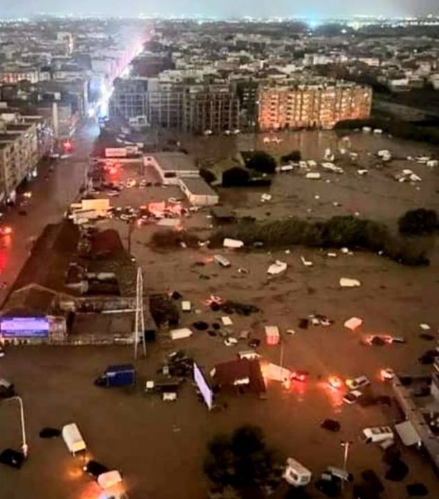 스페인 폭우 상황. Rajni 엑스(X, 옛 트위터) 캡처