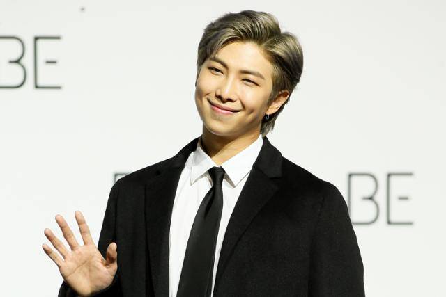 방탄소년단 RM. 한국일보 자료사진