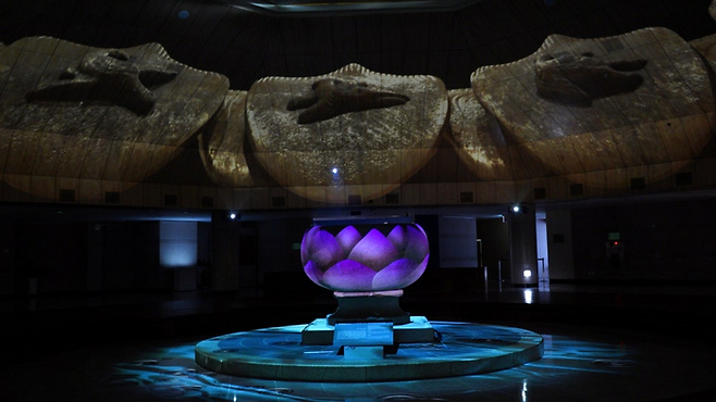 국립부여박물관 신기술융합콘텐츠/사진=류한나래 여행+ PD