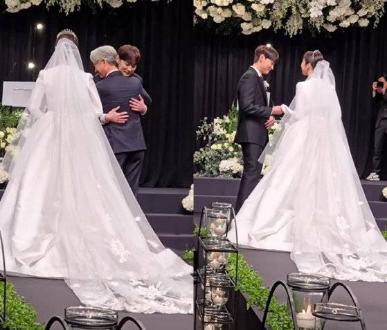 민경훈과 신기은 PD 결혼식 장면. 이상민 SNS 캡처