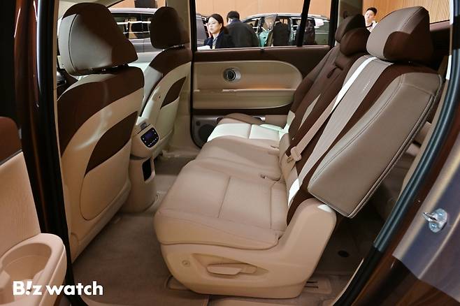 현대자동차가 21일 목요일 미국 로스앤젤레스 골드스테인 하우스에서 전동화 SUV '아이오닉 9'을 세계 최초로 공개한 가운데 경기 고양시 일산서구 킨텍스로 현대모터스튜디오 고양에서 아이오닉9 미디어갤러리가 진행되고 있다./사진=이명근 기자 qwe123@