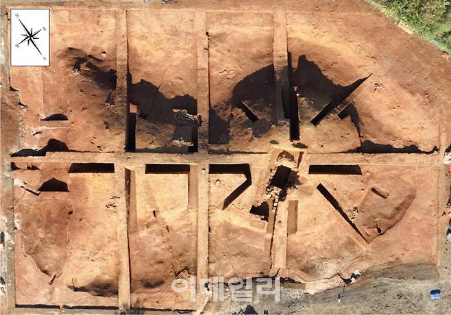 함평 마산리 표산고분군 발굴조사 전경. (사진=국가유산청)