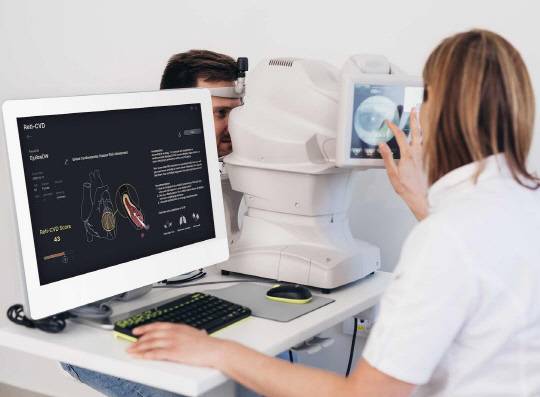 의료 AI 기업 메디웨일은 최근 두바이 현지 클리닉과 망막 기반의 질병 예측 AI 솔루션 '닥터눈 CVD'의 공급계약을 체결하는 등 국내 의료 기업들의 중동 진출 바람이 거세게 불고 있다. 메디웨일 제공.