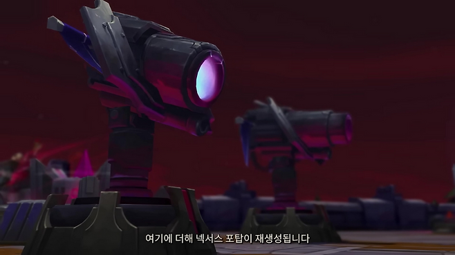 넥서스 포탑이 시간 경과에 따라 재생성된다(출처='LoL' 2025년 소개 영상 캡처).