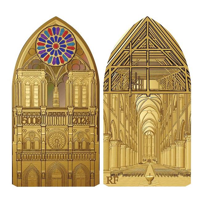 프랑스/5000유로/2024년/金99.9%/1000g/60.2x116.5mm/프루프