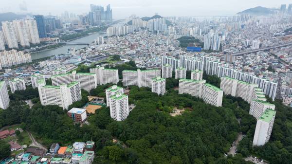 망미주공 아파트 전경. 국제신문DB