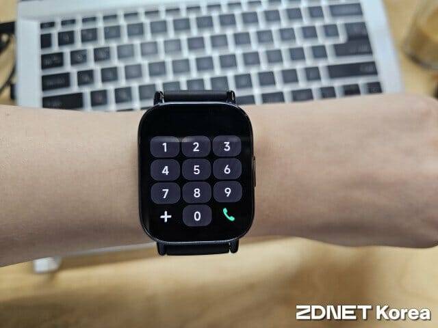 레드미워치5 라이트는 블루투스 통화가 가능하다. (사진=지디넷코리아)