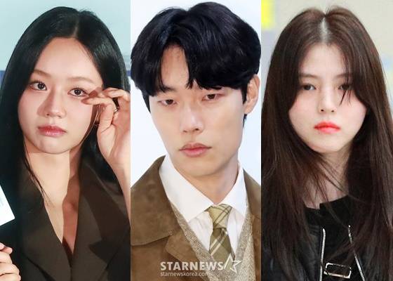 왼쪽부터 혜리, 류준열, 한소희 /사진=스타뉴스