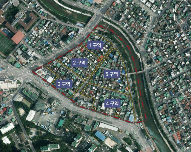 서울 강북구 번동 모아타운 사업 구역도. 서울시 제공