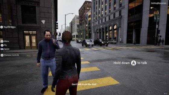 게임 속 스마트 NPC. 게임 The Matrix