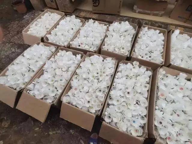 중국에서 배드민턴 셔틀콕으로 만든 '짝퉁 다운재킷'이 저가에 판매되고 있는 것으로 드러났다. /사진=대허바오 갈무리