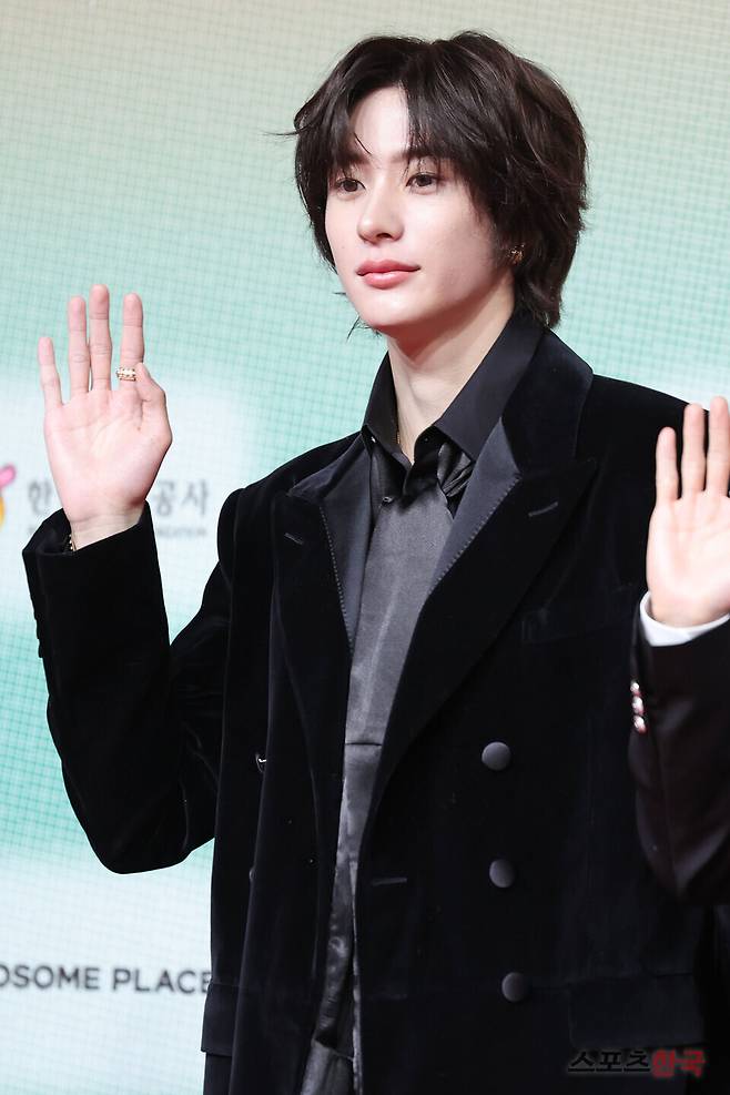 '2024 SBS 가요대전' 레드카펫 행사에 참석한 그룹 라이즈 앤톤. 24.12.25. ⓒ이혜영 기자 lhy@hankooki.com