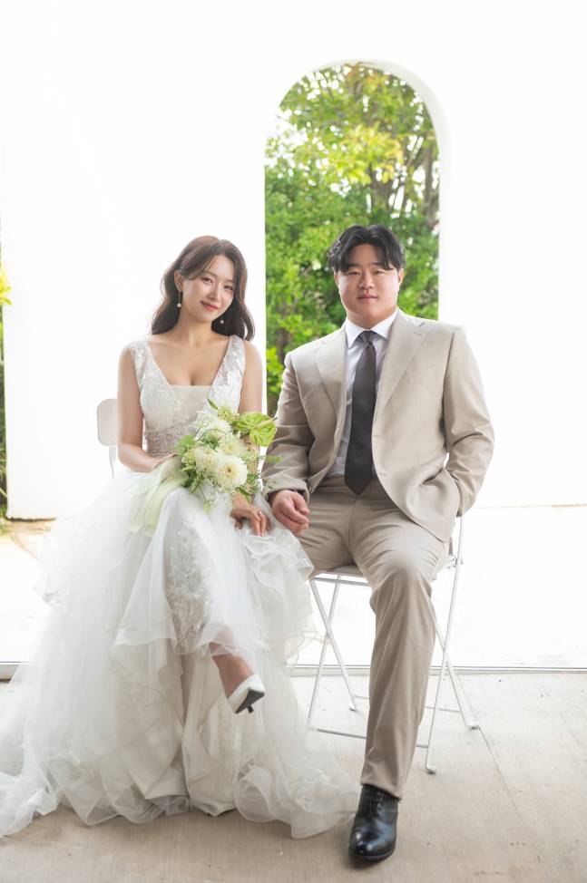 박지훈-이지훈 커플. /사진=KIA 타이거즈 제공