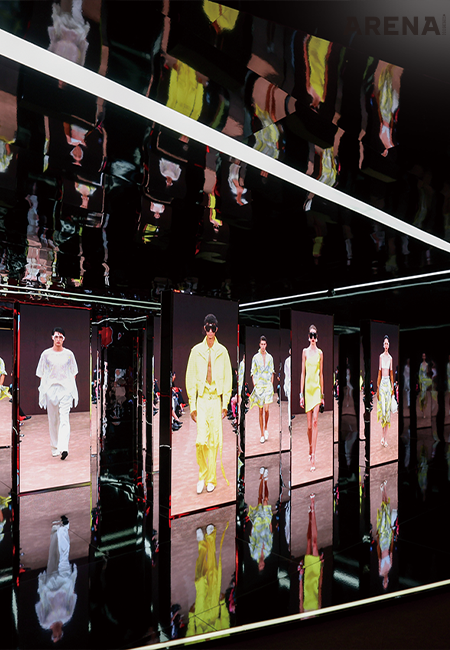 라이프스타일 존에선 마라넬로 클러치와 스페셜 패션 쇼케이스 영상을 볼 수 있었다.