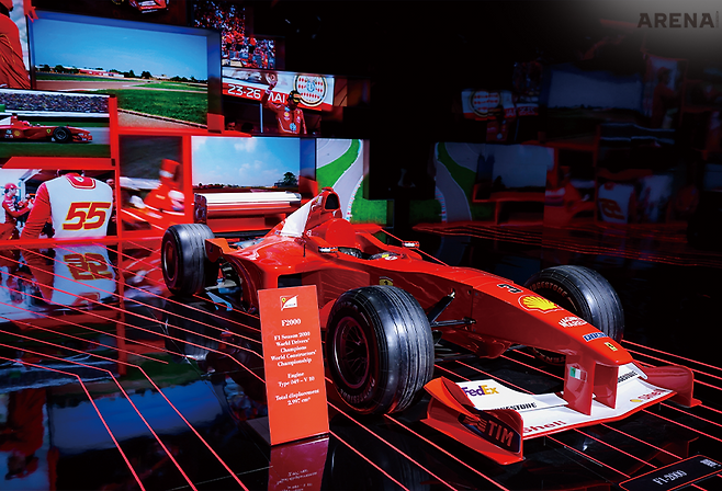 페라리에게 21년 만에 컨스트럭터 챔피언십 승리를 안겨준 레이싱카 F-1 2000.