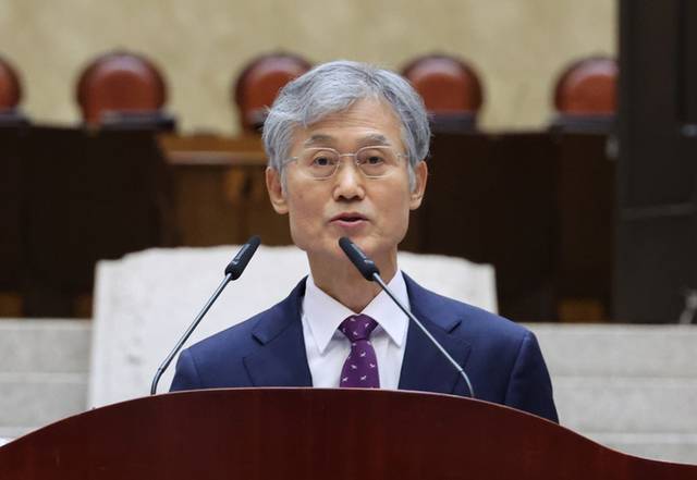 ▲ 조희대 대법원장이 2일 오전 서울 서초구 대법원에서 열린 시무식에서 신년사를 하고 있다. 연합뉴스